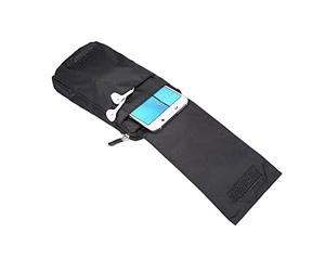 DFV mobile - Funda Multiusos XXM para Energizer Ultimate U652S (2024) | Nylon, cremallera, bolsillo con cierre autoadherente, trabilla para cinturón y mosquetón, hasta 7 pulgadas, negro