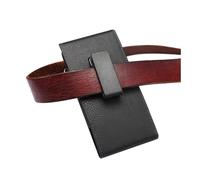 DFV mobile - Funda vertical de cinturón con tarjetero y clip giratorio 360 en piel sintética para MOTOROLA EDGE 40 PANTONE (2023) - Negra