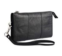 DFV mobile - Genuine Leather Case Handbag for ALLVIEW X4 Soul Infinity N - Black