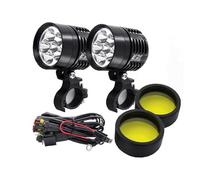 Dfvajwc Faros Delantero Luces Antiniebla Para Motocicleta LED Auxiliar Para Motocicleta 12000LM Lámpara Conducción Para R1200GS ADV K1600 R1200GS R1100GS Focos Delanteros(No flash)