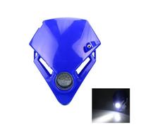 Dfvajwc Faros Delantero Para Gas TXT Trial 50 80 120 200 250 270 280 300 Pro Racing Motocross Faro Delantero Versión Motocicleta Luz LED Frontal Focos Delanteros(Azul)