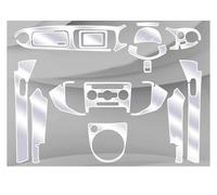 Dfvajwc Película Interior Coche Para New-Beetle, Para Tablero, Navegación, Caja De Cambios, Consola Central, Antiarañazos, TPU Transparente Navegación Protection Film(Style B For RHD)