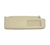 Dfvajwc Visera Parasol Interior con Espejo Lámpara Montaje Parasol Delantero Accesorios Coche para VW Tiguan 2009-2015 (Right Side Beige)