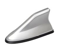 DFVBNH Coche Antena Aleta Tiburon para MG ZS 2021 2022 2023, Antena Tiburón Coche Antena de Recepción de Señal de Radio FM/Am Autoadhesiva Impermeable Decoración Accesorios,Silver