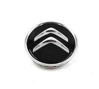 DFVBNH Coche Tapacubos para Citroen C-Elysee 2012-2016, Tapas Centrales Tapas de Buje Central Centro Rueda Tapas Llantas Impermeable AntióXido Accesorios 4 PCS,Black-60mm