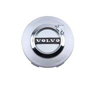 DFVBNH Coche Tapacubos para Volvo XC90 2015-2023, Tapas Centrales Tapas de Buje Central Centro Rueda Tapas Llantas Impermeable AntióXido Accesorios 4 PCS,Silver-65mm