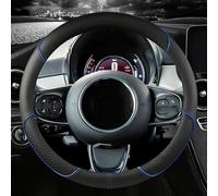 DFVOOP Funda Volante Coche, para Opel Grandland X 2017-2022 Cubierta Volante de Cuero de Microfibra,Antideslizante Transpirable Duradera Cubierta Funda,B-D