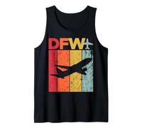 DFW Dallas Fort Worth Aeropuerto Camiseta sin Mangas