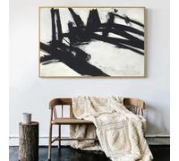 DFZEWKI Cuadro en lienzo, arte moderno nórdico en blanco y negro, fotografía de plantas, láminas abstractas para pared, decoración de sala de estar (30x45cm (12x18in)/Sin marco)