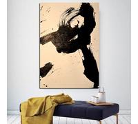DFZEWKI Cuadros sobre lienzo de estilo nórdico moderno. Fotografía de plantas en blanco y negro. Láminas abstractas para la decoración del hogar en la sala de estar (70x100cm (28x39in)/Sin marco).