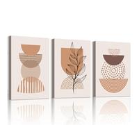 DFZEWKI Pósteres de arte mural estilo boho, lienzos decorativos para dormitorio, láminas abstractas para sala de estar, baño y decoración del hogar (40x60cm (16x24in) x3/Sin marco)