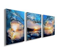 DFZEWKI Pósteres de arte mural estilo boho, lienzos decorativos para dormitorio, láminas abstractas para sala de estar, baño y decoración del hogar (60x80cm (24x31in) x 3 / Sin marco)
