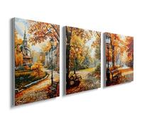 DFZEWKI Pósteres de arte mural estilo boho, lienzos decorativos para dormitorio, láminas abstractas para sala de estar, baño y decoración del hogar (80x110cm (31x43in) x 3 / Sin marco)