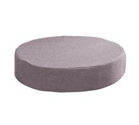 DG Catiee Cojín grueso y redondo para asiento de silla de interior, cojines extraíbles para silla de comedor, para el hogar, oficina, jardín, coche (35 x 35 x 10 cm, gris)