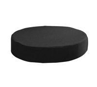 DG Catiee Cojín grueso y redondo para asiento de silla de interior, cojines extraíbles para silla de comedor, para el hogar, oficina, jardín, coche (40 x 40 x 10 cm, negro)