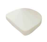 DG Catiee Cojín impermeable para silla, comedor, cojín grueso en forma de U, cojín suave para silla de jardín, interior, exterior, cocina, hogar (50 x 50 x 3 cm, beige)