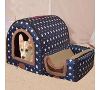 DG Catiee - Gran nicho de lujo XL para perros y gatos pequeños, medianos y gatos, 60 x 48 x 43 cm