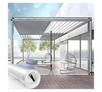 DGAMHF Cortinas De Lona Transparente con Cremallera,Paneles Laterales De Lona Impermeable Transparente For Exteriores,Lona De Plástico De PVC Resistente A La Intemperie con Ojales,Cortinas Divisorias