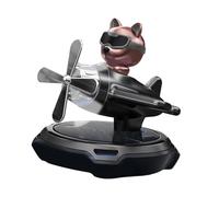 Dgayaeic Ambientador solar para coche, purificador giratorio para interiores de aviones, ambientador para perros, accesorios de decoración para el interior del coche