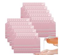 Dgayaeic Bolsas de sellado térmico, bolsas de muestra en forma de botella a prueba de fugas, sellado térmico, reutilizable, portátil, plegable, de embalaje de alimentos para champú, limpiador