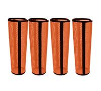 Dgayaeic Botas Antimoscas para Caballos - 4 Piezas Vendaje De Malla Transpirable Ajustable | Guardapiernas - para Carreras, Entrenamiento, Competición, de Sendero, Cuidado Equino y Pastoreo al Aire