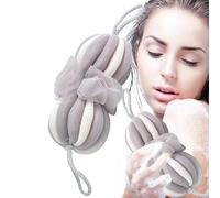 Dgayaeic Esponja De Baño - Esponja Exfoliante de Ducha con Bola de Luffa | Herramientas de Limpieza con Malla Exfoliante, Accesorios de Baño en Forma de Flor que Suavizan la Piel para Hombres y