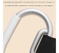 Dgayaeic Mosquetón de Seguridad para Cochecito | Almacenamiento Amplio y Resistente - Soporte para Bolsas de Carrito - Para Padres Madre Bolso de Pañales Viaje en Avión Compras Parque Patinete