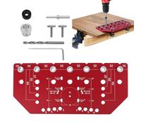 Dgayaeic Plantilla Para Taladrar s,Guía De Taladro Para Tiradores De Cajones - Plantilla para Tiradores de,Para Principiantes Profesionales Proyectos de Carpintería y Mejoras