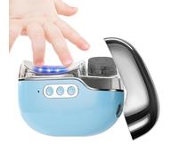 Dgayaeic Recortadora Automática de Uñas - Dispositivo Eléctrico Recargable para Pulir Uñas con Bajo Ruido - Recortador Automático con Luz LED y Estuche,para Mujeres, Hombres, Niños y Adolescentes