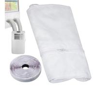 Dgayaeic Sellado para Ventana de Aire Acondicionado - Burlete de Tela para Puertas | Aislamiento para Aire Acondicionado - Preparación para Invierno, Reducción de Ruido y Aislamiento Térmico