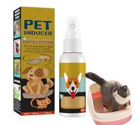 Dgayaeic Spray de entrenamiento para orinal para perros, ayuda para orinar y gatos, espray de entrenamiento para orinar y excrementar, reduce el tiempo de limpieza, ingredientes naturales, 30 ml, para