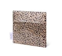 DGAZ Bolsa para Guardar Compresas, Bolsa de Menstruación Femenina para Protectores de Bragas/Copas Menstruales/Tampones, Bolsas Almacenamiento Toallas Sanitarias (Leopard C)