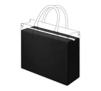 DGAZ Inserto de Soporte en Satén Premium para Bolso OnTheGo BB/PM/MM/GM, Espuma de Memoria, Protección Elegante para Bolsos de Lujo (Noir, MM)