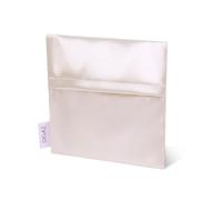 DGAZ Neceser Menstrual Mujer, Mini Bolsa Cosmética de Seda, Craie | Seda premium, Diseño elegante