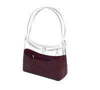 DGAZ Organizador Interior para Bolso Carryall sin cremallera - Versión abierta con Forro de Seda, Exterior de Papel Dupont, Bolsillo con Cremallera y Porta Botellas (Fuchsia, PM)
