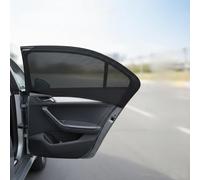 DGBF3 4 PCS Parasol de Ventana de Coche para Audi Q2 Bj.2016-2020, Malla de poliéster Transpirable Alta Elasticidad mosquitera para Coche