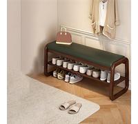 DGDHHSFJDJ Banco de almacenaje Beige con Zapatero y Cojines de Espuma de Alta resiliencia para Entrada, salón, Dormitorio y Pasillo - Elegante solución Nizer