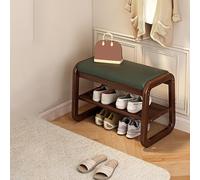 DGDHHSFJDJ Banco de almacenaje Beige con Zapatero y Cojines de Espuma de Alta resiliencia para Entrada, salón, Dormitorio y Pasillo - Elegante solución Nizer