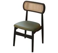 DGDHHSFJDJ Dining Chairs, Kitchen Side Chair with Minimalist Backrest & Upholstered Seats, for Dining Room Living Room Bedroom Studio(Green,1PCS)