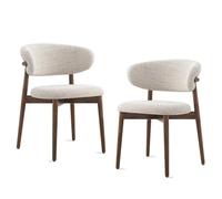 DGDHHSFJDJ Juego de 2 sillas de Comedor Modernas de Metal con Respaldo para Cocina, salón, Dormitorio y Restaurante: una solución Elegante y práctica para Sentarse.