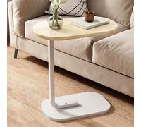 DGDHHSFJDJ Mesa Auxiliar en Forma de C para sofá - Mesa Auxiliar Moderna con Estructura metálica para Espacios pequeños, Ideal para Sala de Estar y Dormitorio.
