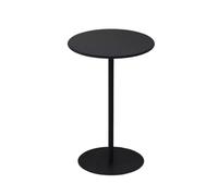 DGDHHSFJDJ Mesa de Bar Redonda, Mesa Alta de bistró para Pub en Color Negro, Elegante Mesa Circular para cócteles, Ideal para el hogar, la Oficina, la Cocina y el Uso al Aire Libre.