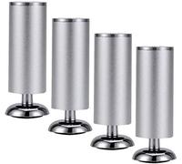 DGDHHSFJDJ Patas niveladoras Ajustables para Muebles - 10 cm/4 Pulgadas, Resistentes y niveladoras para mesas de Centro, Camas, sofás y armarios, Juego de 4