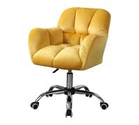 DGDHHSFJDJ Silla de Oficina ergonómica giratoria y tapizada, cómoda y Elegante, Ideal para Trabajar cómodamente en casa o en casa. Ajuste Usar la computadora.