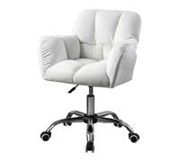 DGDHHSFJDJ Silla de Oficina ergonómica giratoria y tapizada, cómoda y Elegante, Ideal para Trabajar cómodamente en casa o en casa. Ajuste Usar la computadora.