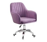DGDHHSFJDJ Silla giratoria para Oficina en casa, con Ajuste de Altura de 42-52 cm y reposabrazos Acolchados. Altura Ajustable para Adaptarse a diversas Necesidades de Oficina en casa/Verde