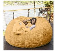 DGDHHSFJDJ Sillón Puff Gigante para Adultos (sin Relleno). Disponible en Varios tamaños. Requiere Relleno de Espuma. Fundas Lavables a máquina. Costuras Dobles.