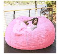 DGDHHSFJDJ Sillón Puff Gigante (sin Relleno), Funda Lavable a máquina, Costuras Dobles, Varios tamaños, Ideal para Dormitorio Familiar.