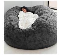 DGDHHSFJDJ Sillón Puff Gigante (sin Relleno), Funda Lavable a máquina, Costuras Dobles, Varios tamaños, Ideal para Dormitorio Familiar.