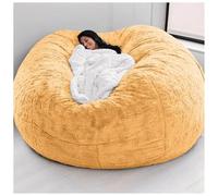 DGDHHSFJDJ Sillón Puff Gigante (sin Relleno), Fundas Lavables a máquina, Costuras Dobles, Disponible en Varios tamaños, Ideal para dormitorios y Habitaciones Familiares.